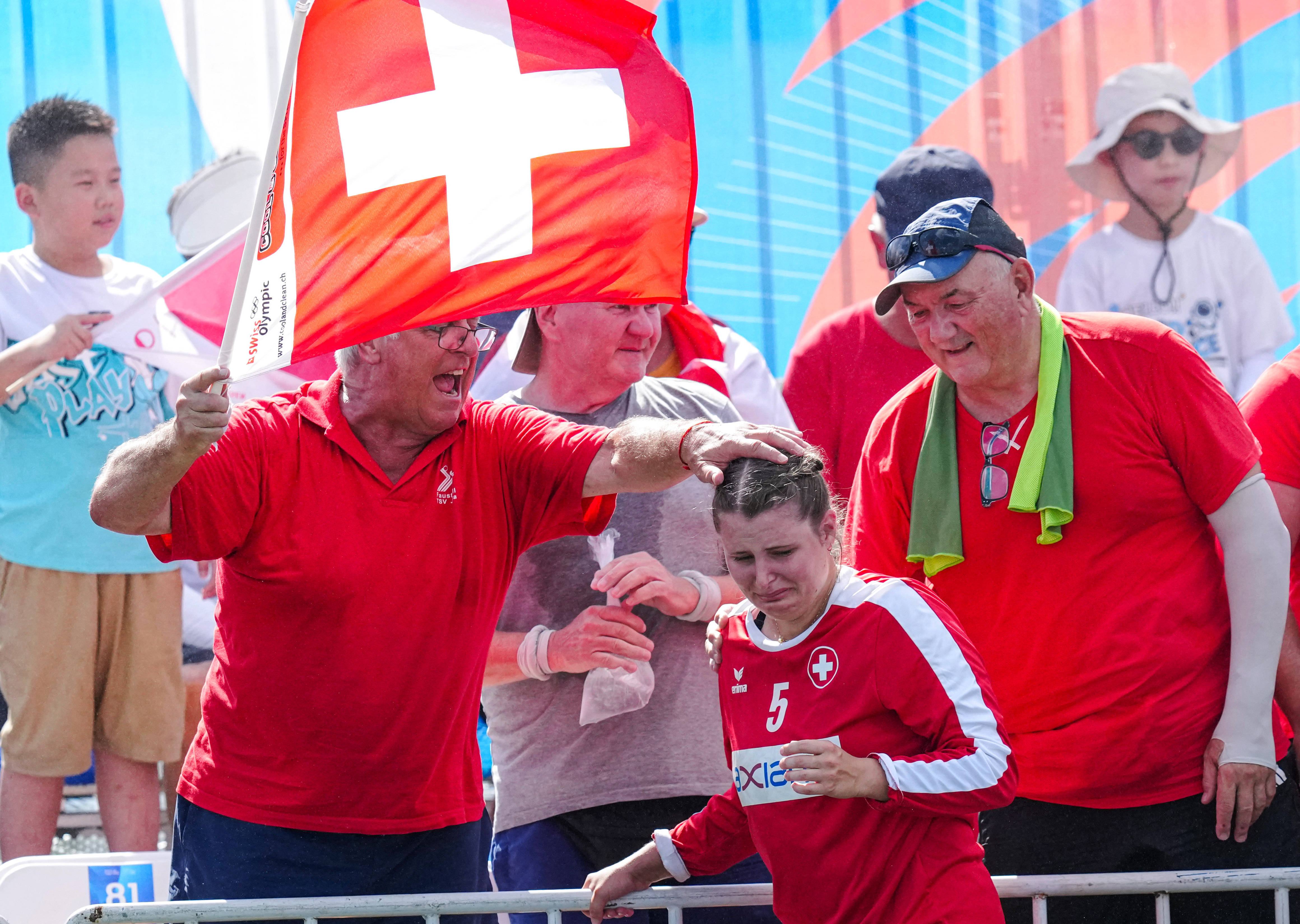 （成都世运会）浮士德球——女子半决赛：瑞士队胜德国队