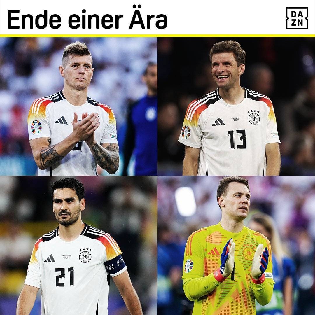 一代不如一代?现德国队阵中已无80后,世界杯冠军成员已全部退出